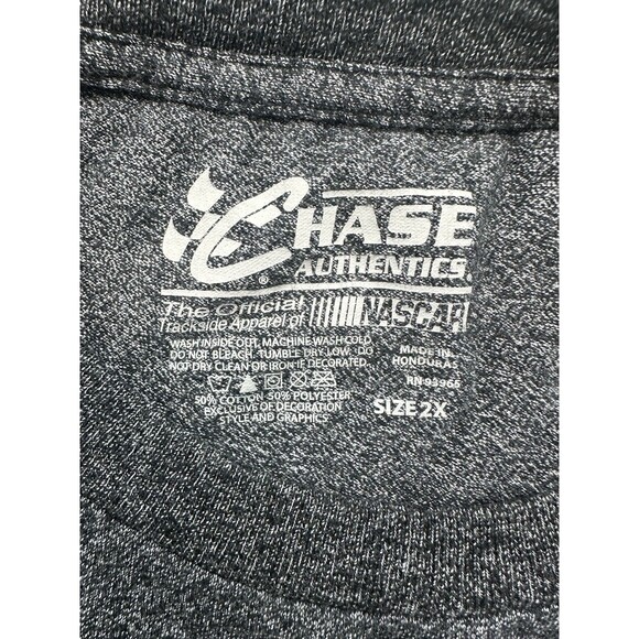 Jeff Gordon NASCAR Men's 2X TShirt Gray Chase Authentics Short Sleeve Racing - Picture 3 of 5